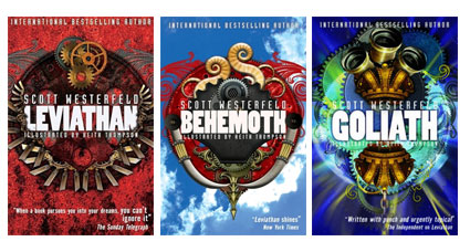 Leviathan, Behemoth, and Goliath by Scott Westerfeld